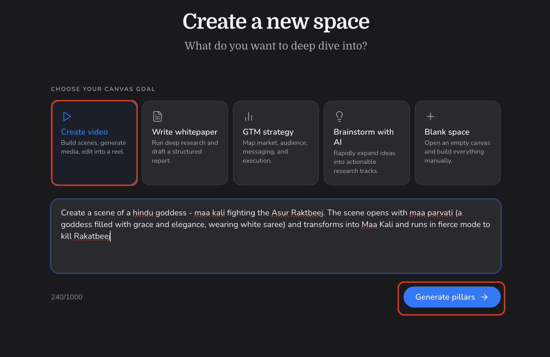 create canvas
