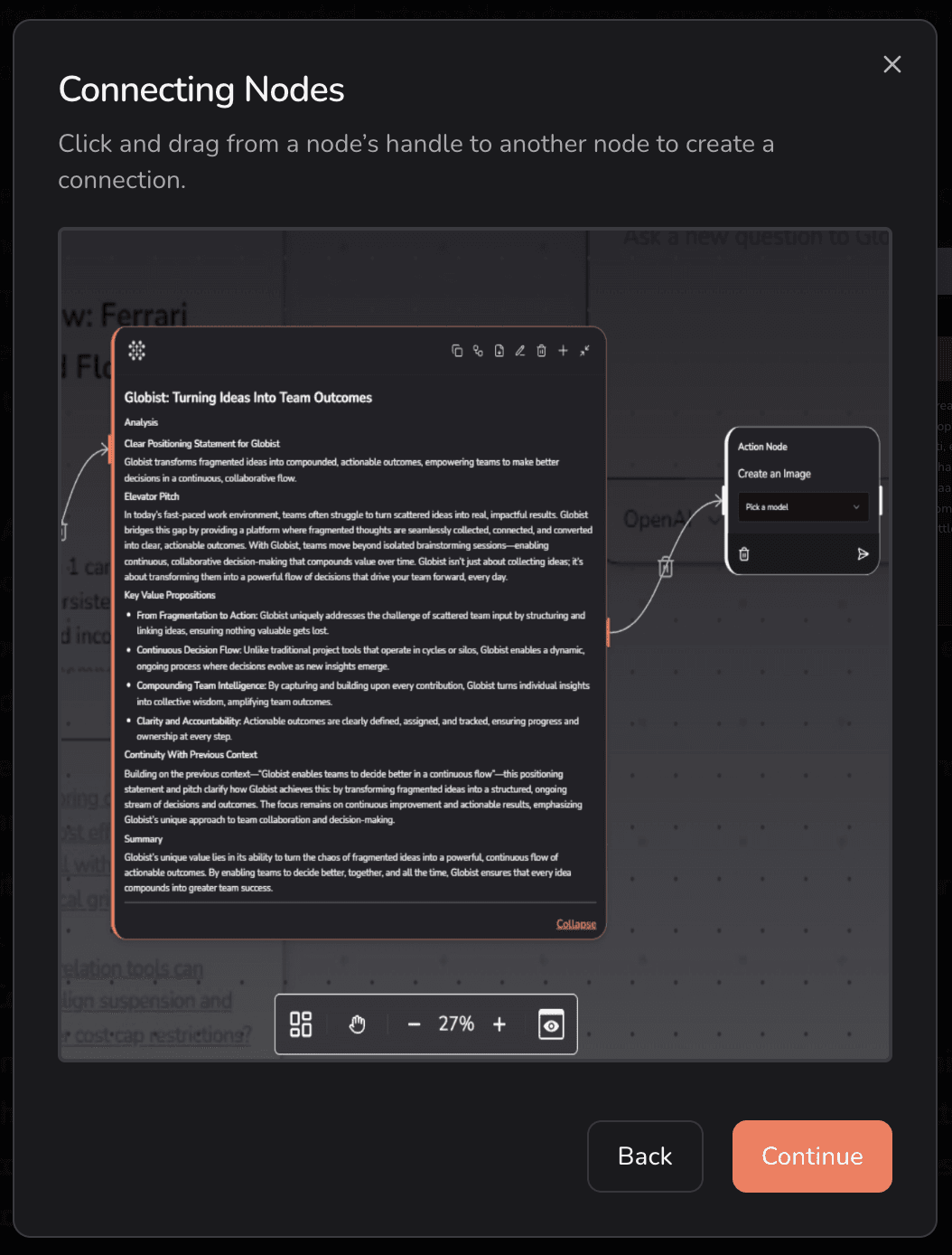 connecting nodes